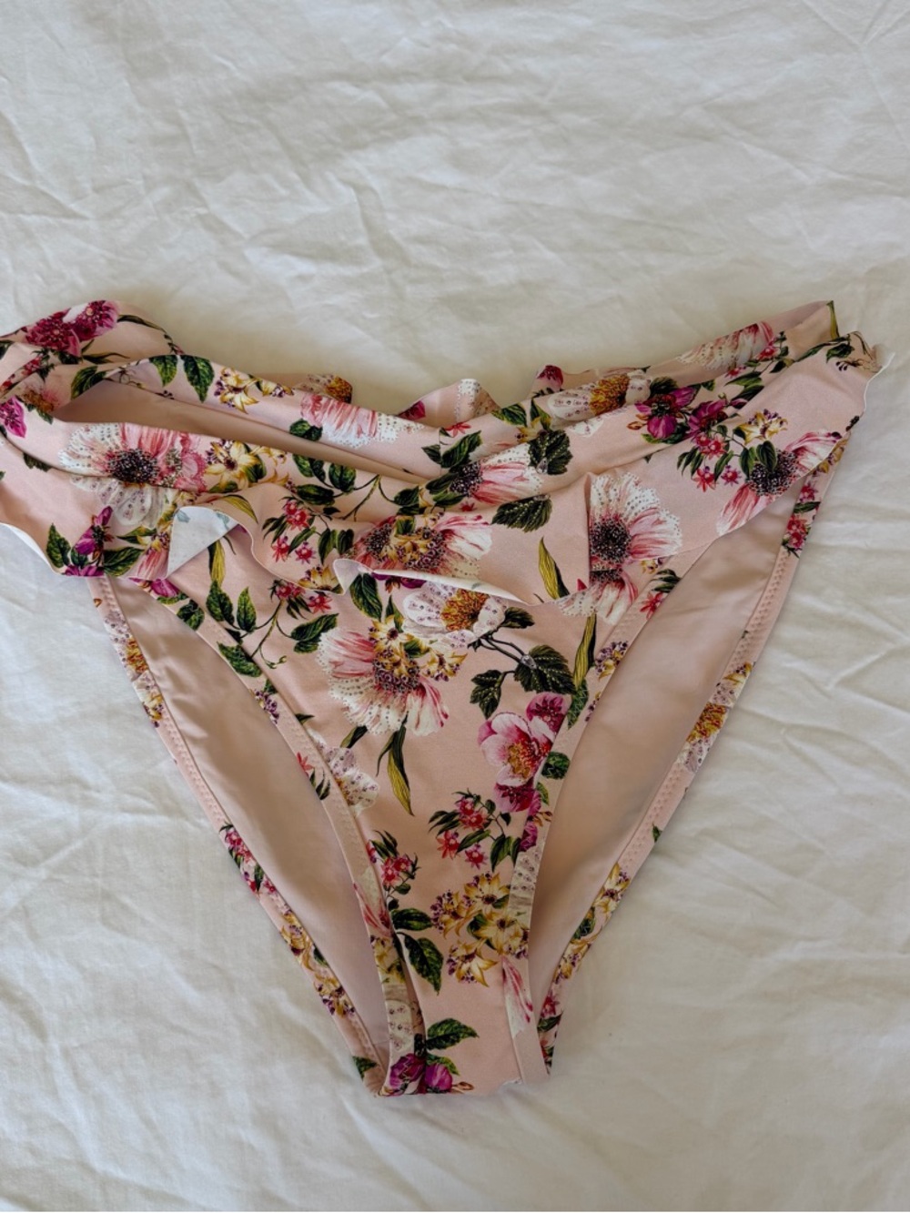 Hanky Panky Ruffle Floral Bikini Bottom